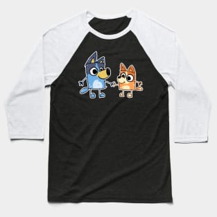 Heeler Sisters Doodle Baseball T-Shirt